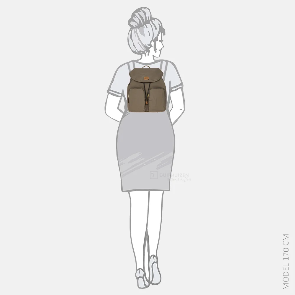 Bric's Piccolo City rugzak nut bij Duifhuizen