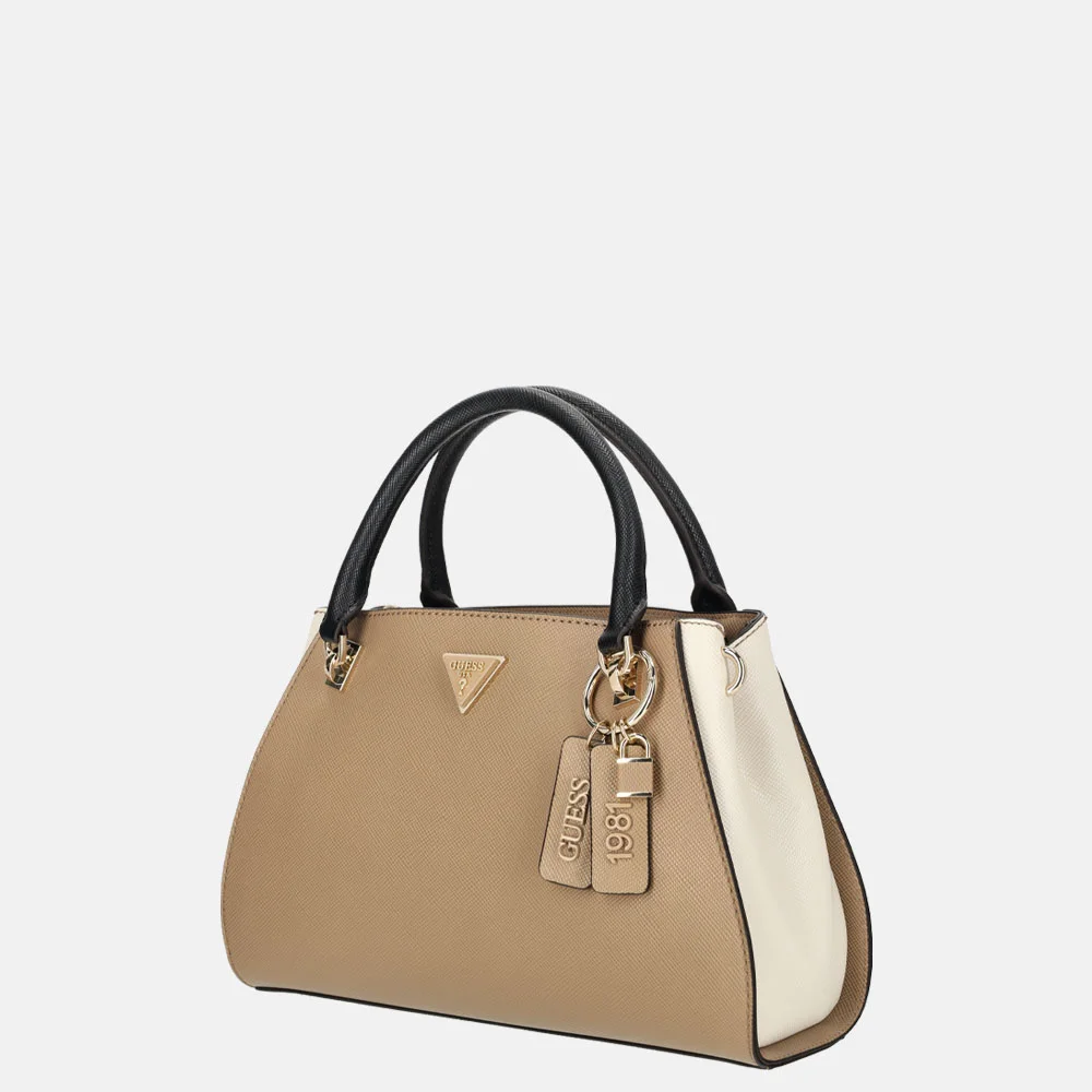 Guess Noelle II luxury handtas tan multi bij Duifhuizen