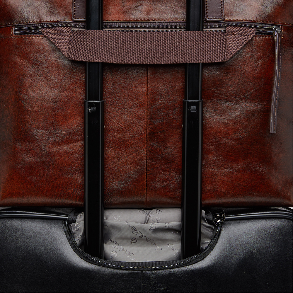 Castelijn & Beerens Rien laptoptas 15 inch cognac bij Duifhuizen
