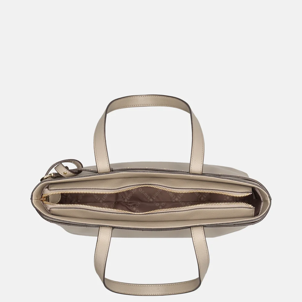 Liu Jo Evrim shopper desert taupe bij Duifhuizen