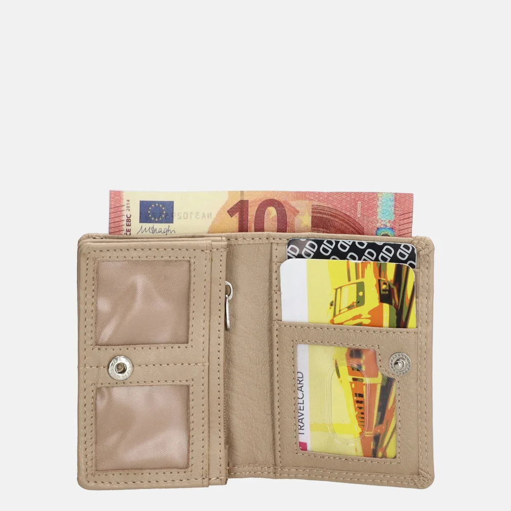 DD Exclusive portemonnee light taupe bij Duifhuizen