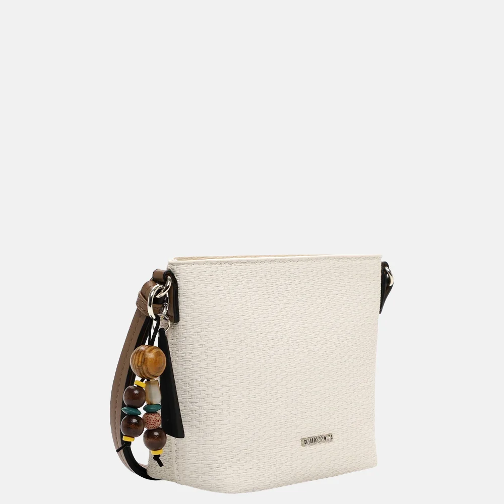Emily & Noah Johanna crossbody tas ecru bij Duifhuizen