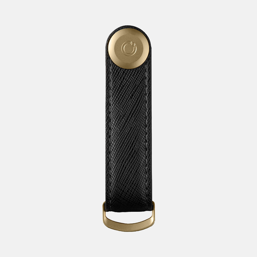 Orbitkey Key Organizer 2.0 Saffiano liquorice black bij Duifhuizen