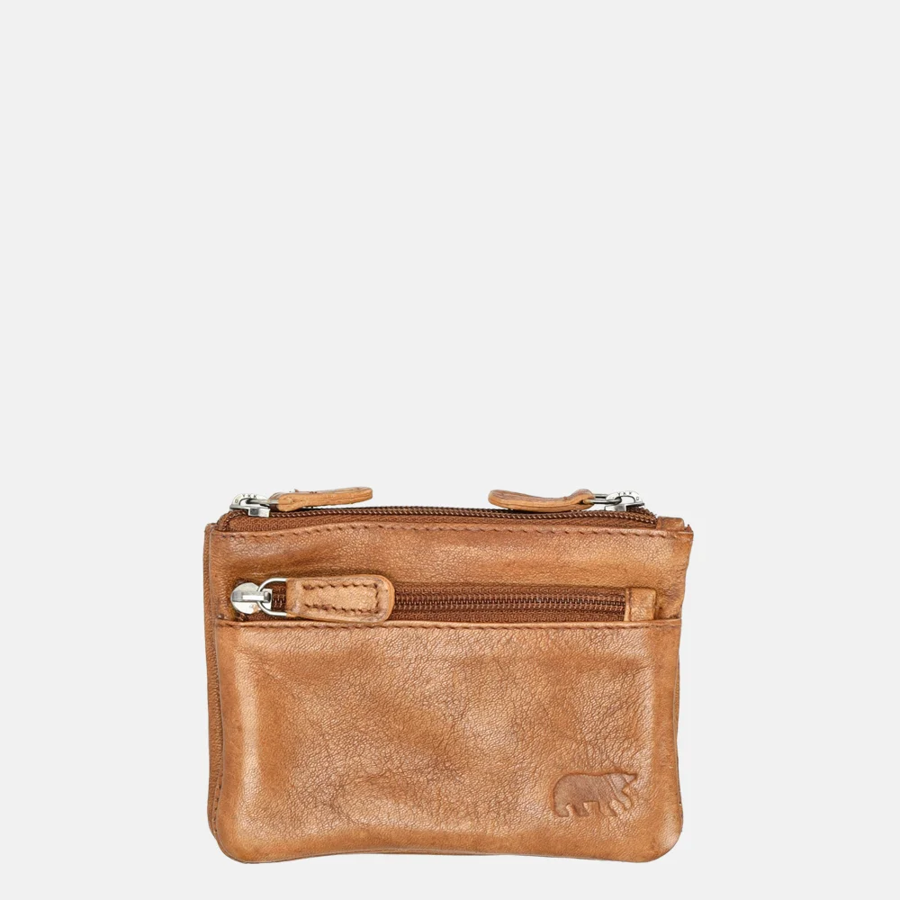 Bear Design 3-rits sleuteletui cognac bij Duifhuizen