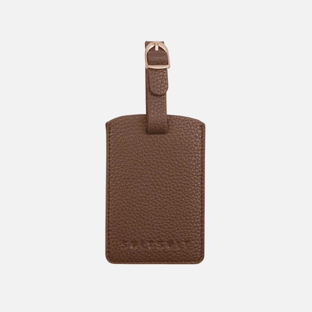 Suitsuit Fab Seventies kofferlabel rawhide bij Duifhuizen