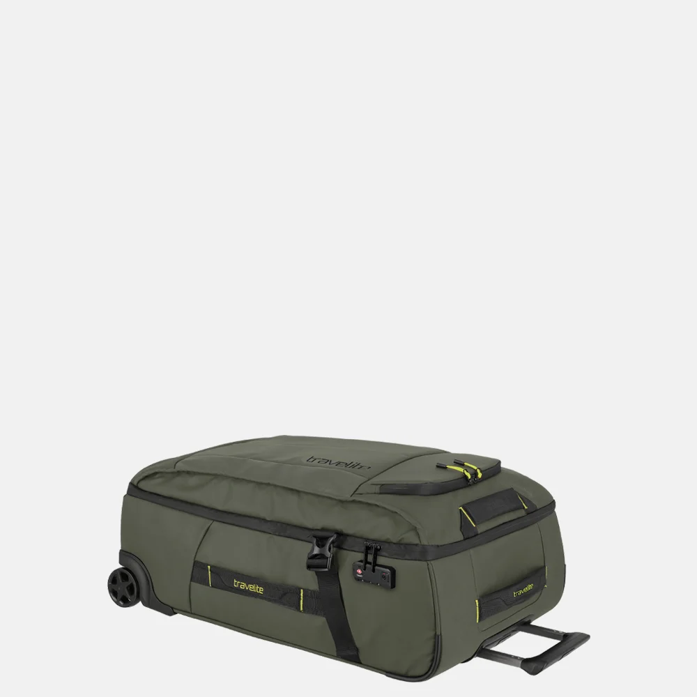 Travelite Briize reistas op wielen 67 cm khaki bij Duifhuizen