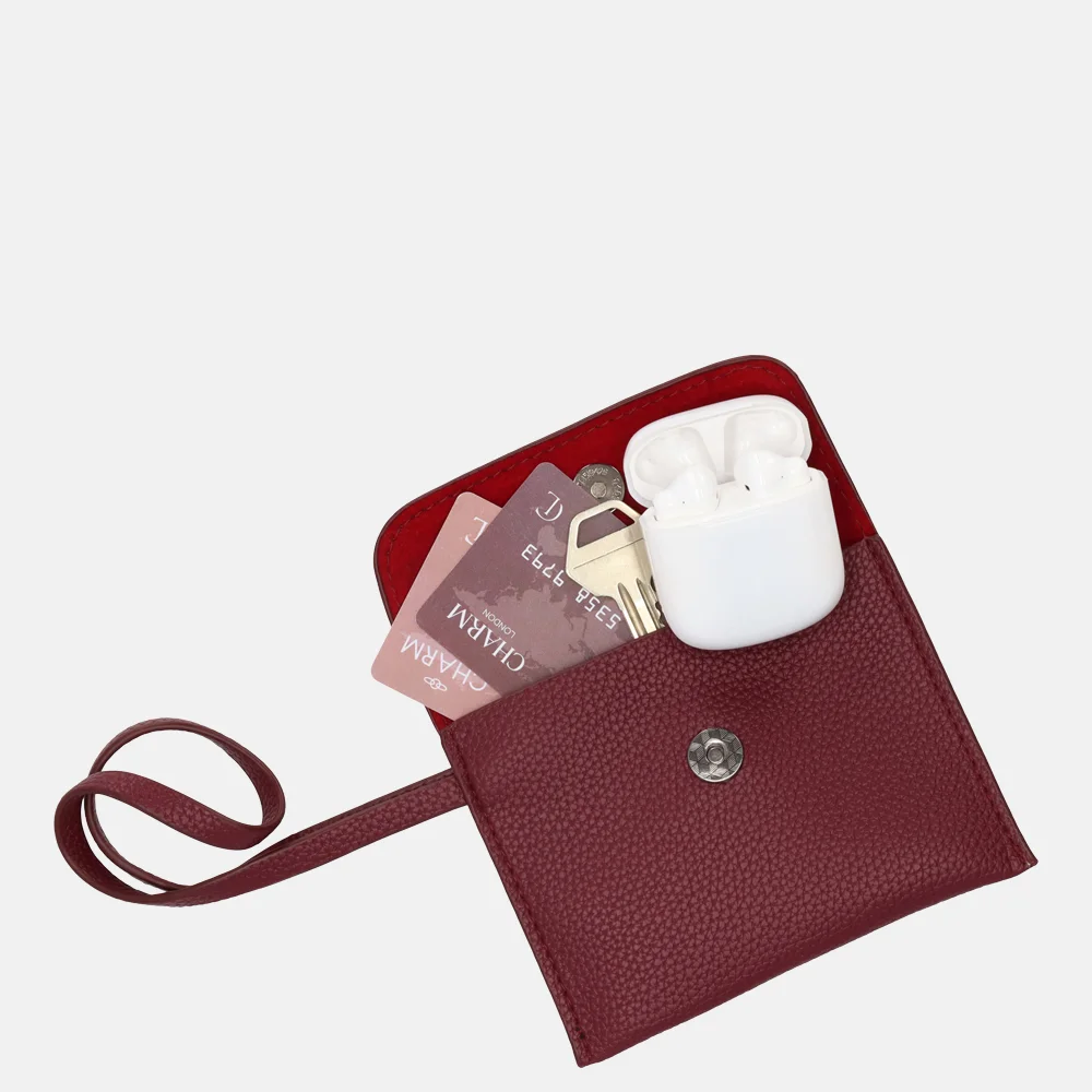 Charm London laptoptas 15 inch bordeaux bij Duifhuizen