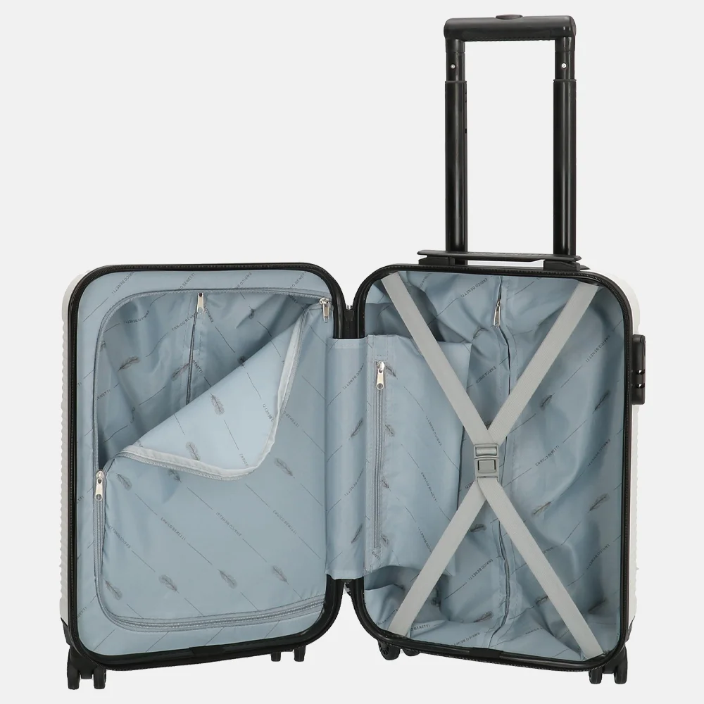 Enrico Benetti Louisville koffer 55 cm white bij Duifhuizen
