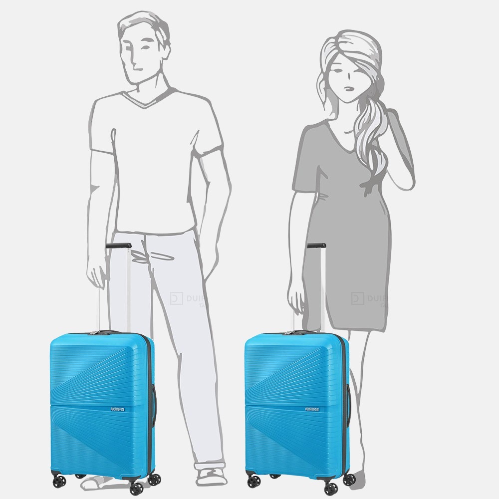 American Tourister Airconic spinner 67 cm sporty blue bij Duifhuizen