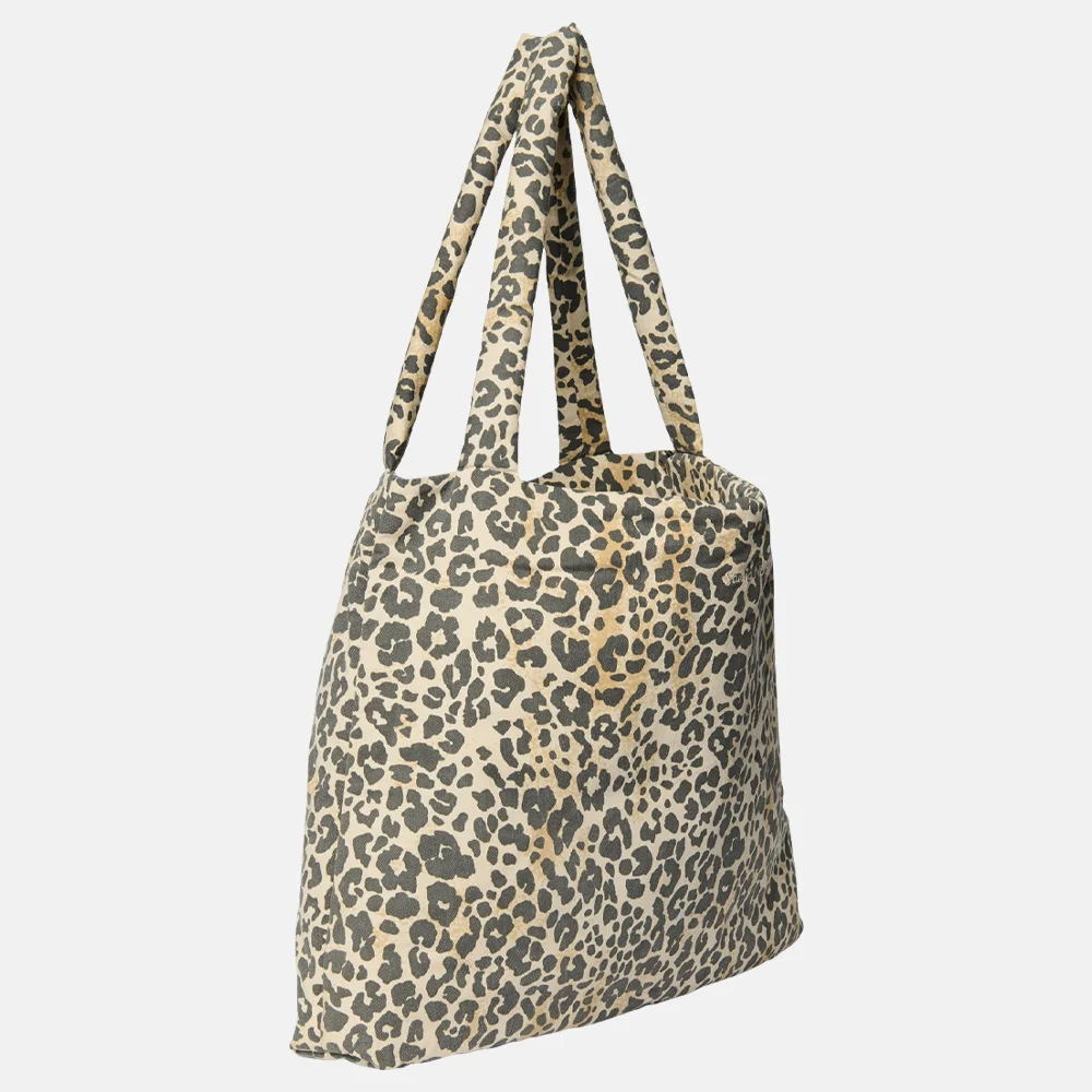 Studio Noos soft cotton Mom bag shopper leopard bij Duifhuizen