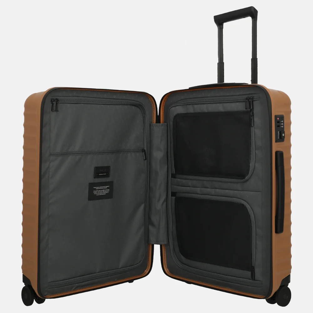 Titan Upgrade reiskoffer 65 cm canyon bronze bij Duifhuizen