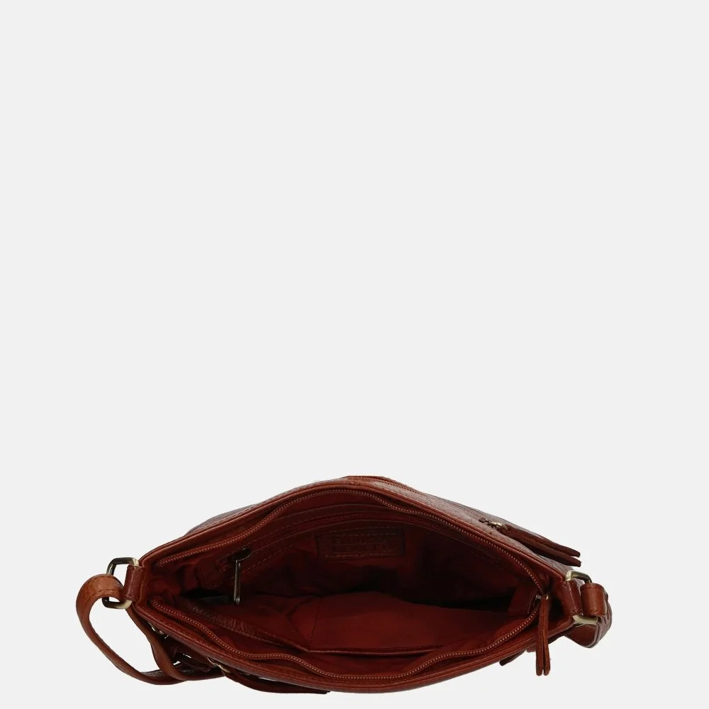 Enrico Benetti crossbody tas cognac bij Duifhuizen