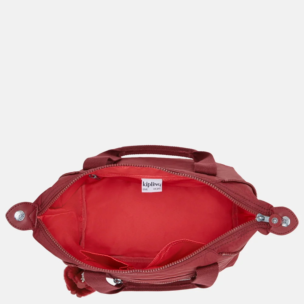 Kipling Art handtas mini funky red bij Duifhuizen