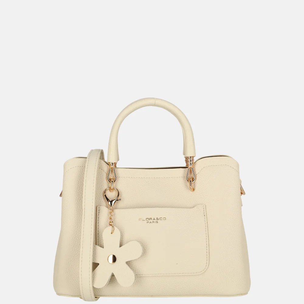Flora & Co handtas M ecru