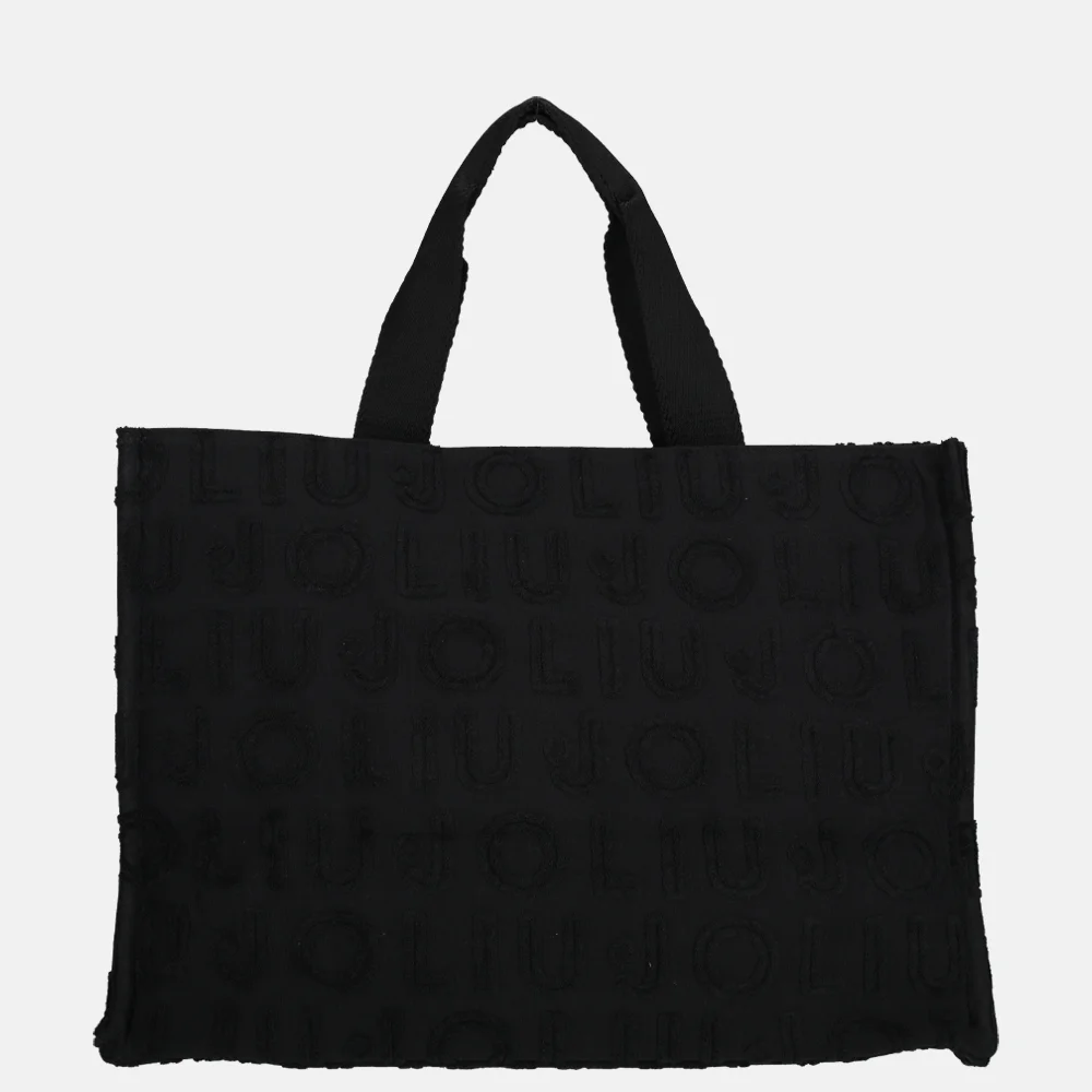 Liu Jo Jacquard handtas L nero bij Duifhuizen
