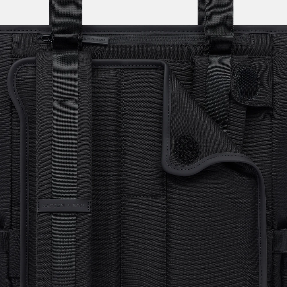 Kapten & Son Lindby Pro laptoprugzak all black bij Duifhuizen