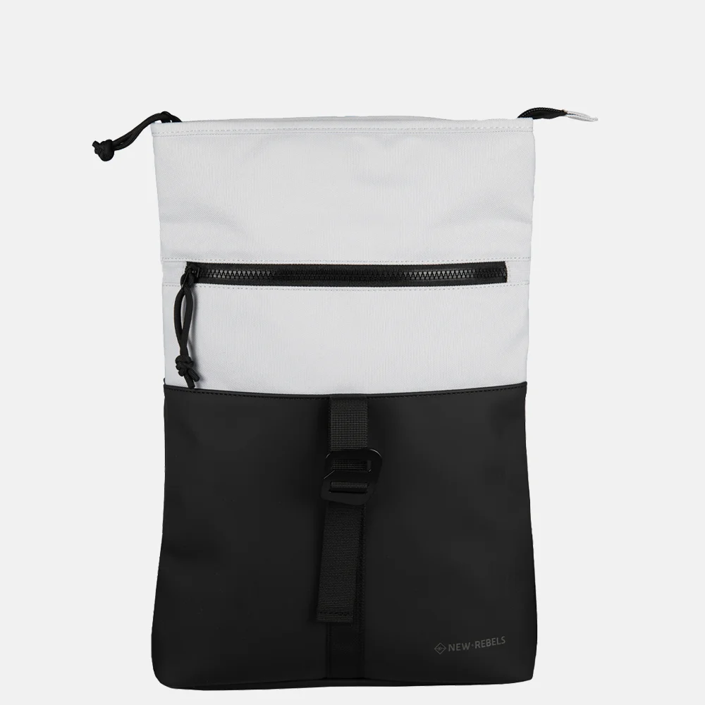 New Rebels Backham rugzak 13 inch S black bij Duifhuizen