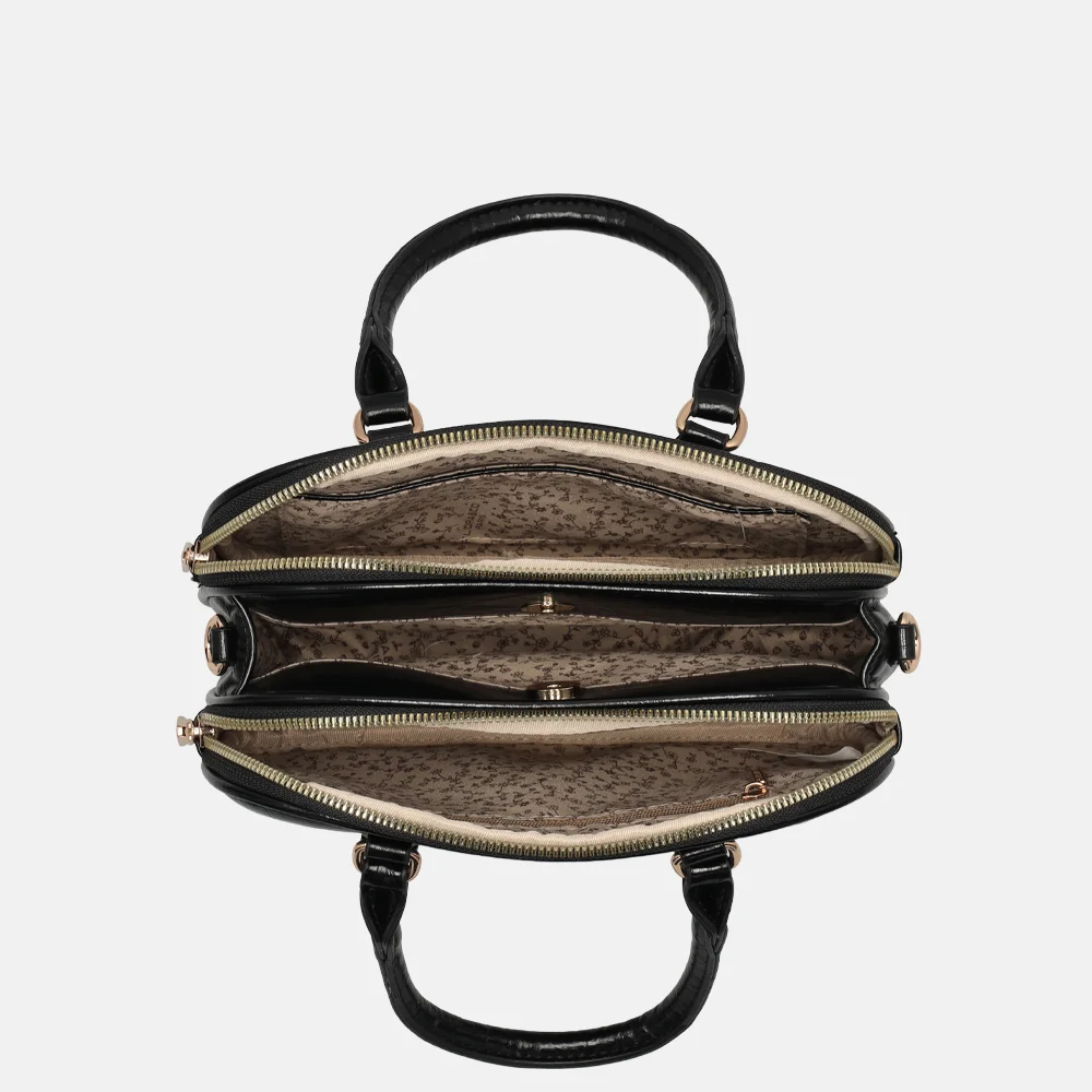 Flora & Co crossbody tas black bij Duifhuizen