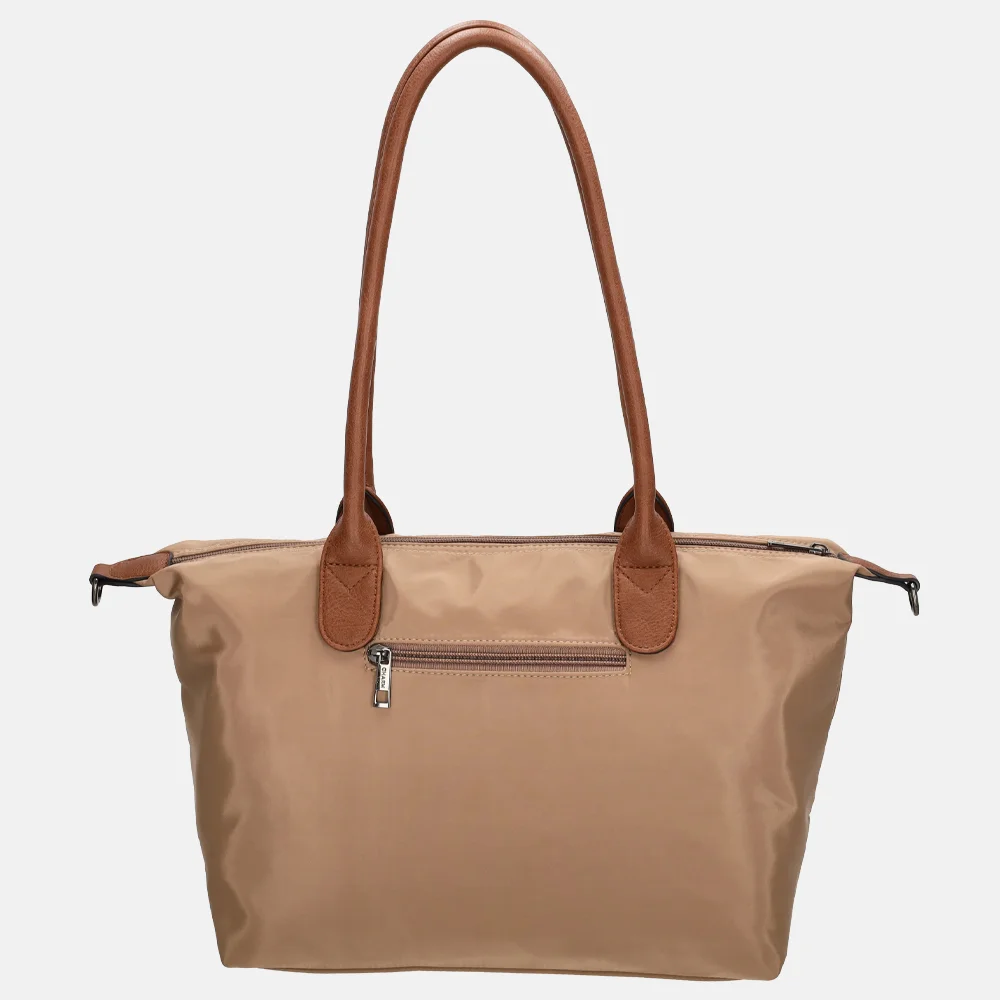 Charm London Buckingham shopper L taupe bij Duifhuizen