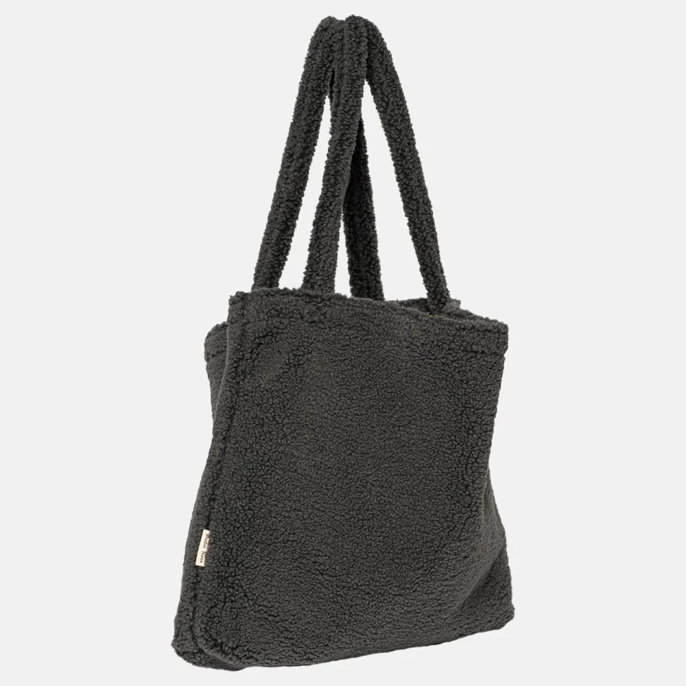 Studio Noos Teddy Mom-Bag shopper dark grey bij Duifhuizen