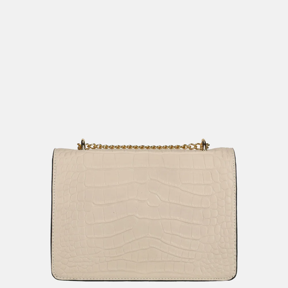 Firenze crossbody tas croco beige bij Duifhuizen