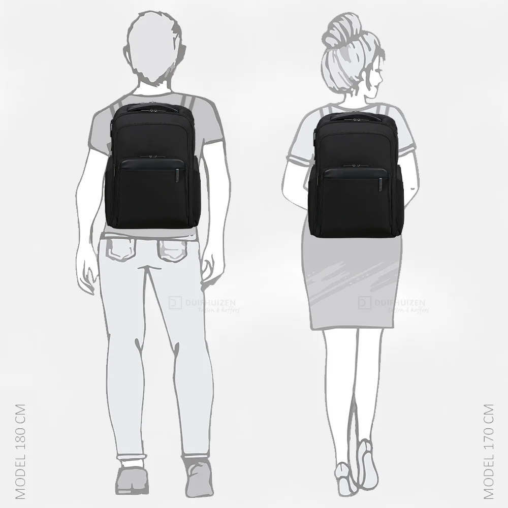 Samsonite Evosight laptoprugzak 17 inch black bij Duifhuizen