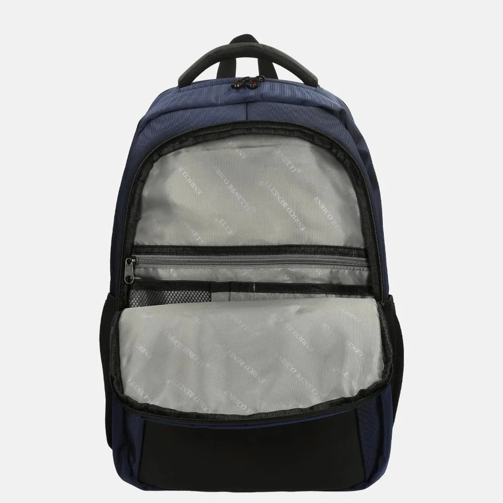 Enrico Benetti Zürich laptoprugzak 15 inch blauw bij Duifhuizen