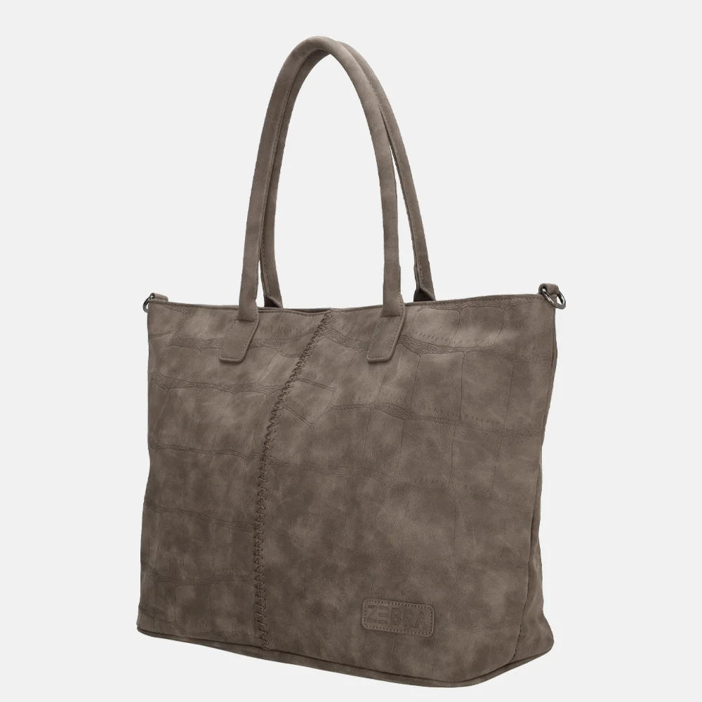 Zebra Trends Mirjam shopper donkerbruin bij Duifhuizen