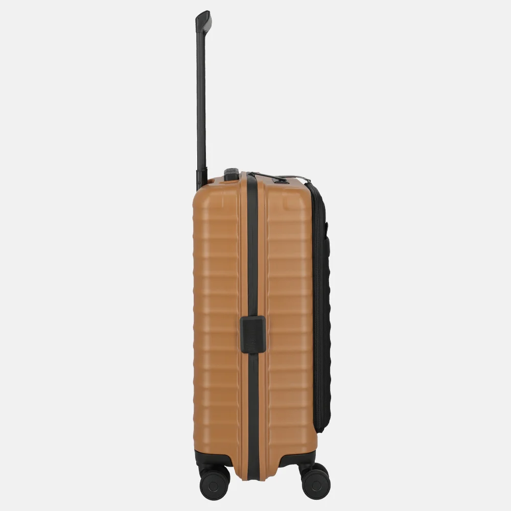Titan Upgrade handbagage koffer frontpocket 55 cm canyon bronze bij Duifhuizen