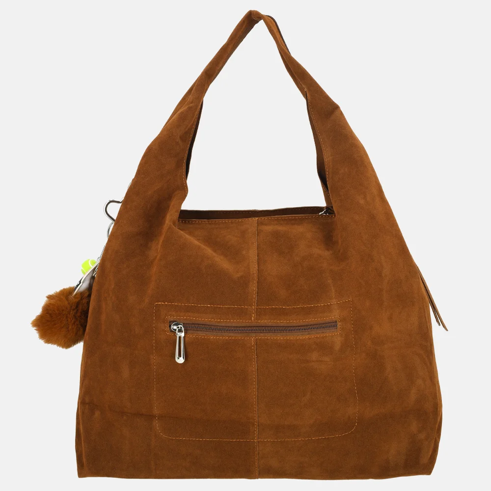 Flora & Co buideltas suedine camel bij Duifhuizen