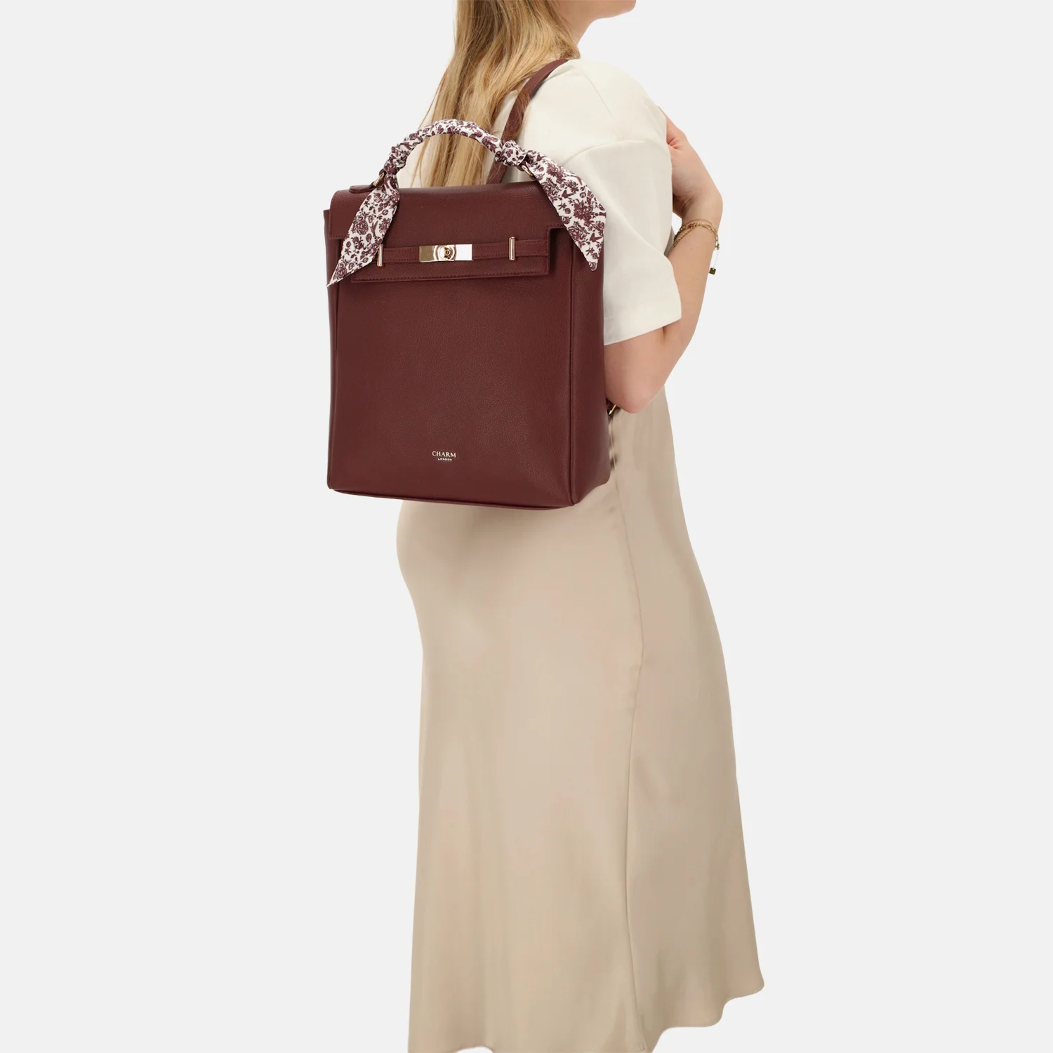 Charm London Hamptons rugzak M bordeaux bij Duifhuizen