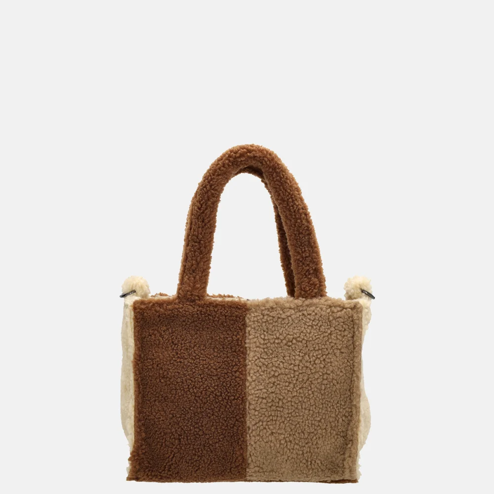 Zebra Trends teddy handtas S bruin bij Duifhuizen
