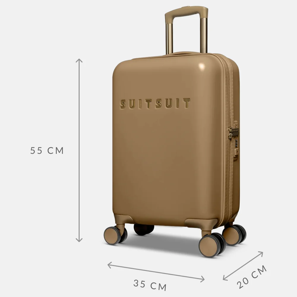 Suitsuit Fusion handbagage koffer 55 cm iced coffee bij Duifhuizen