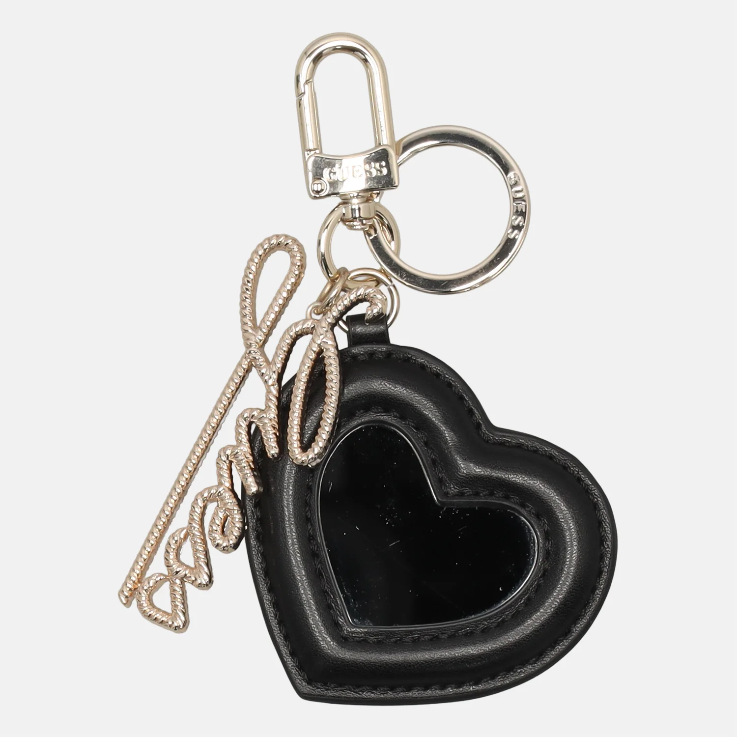 Guess Heart sleutelhanger black bij Duifhuizen