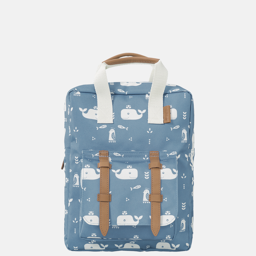 Fresk kinderrugzak L whale blue