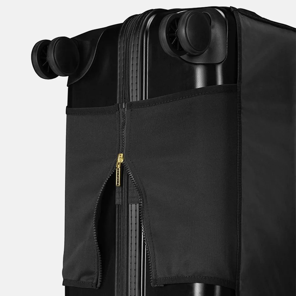 SUITSUIT Fab Seventies Black Gold kofferhoes 76 cm black bij Duifhuizen