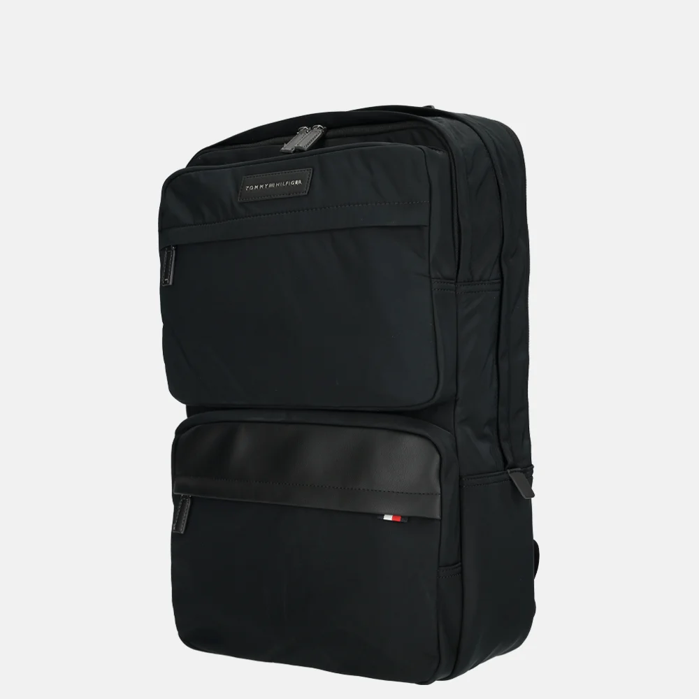 Tommy Hilfiger Nylon travel rugzak black bij Duifhuizen