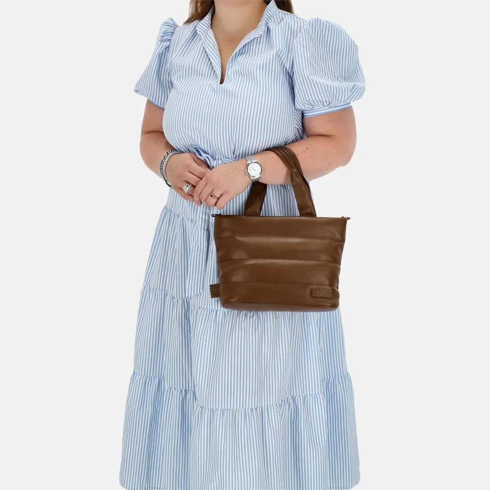 Zebra Trends Evie handtas bruin bij Duifhuizen