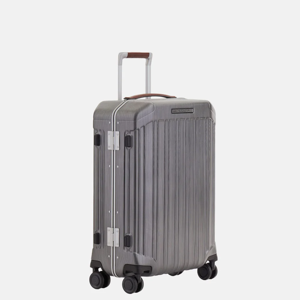 Piquadro handbagage koffer 55 cm ncu nero bij Duifhuizen