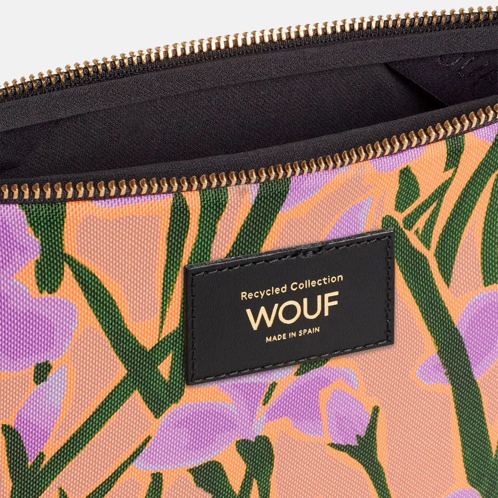 Wouf Iris laptophoes 13/14 inch Flowers bij Duifhuizen