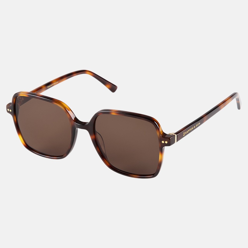 Kapten & Son Toulouse zonnebril tortoise brown bij Duifhuizen