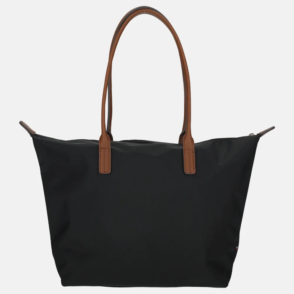 Tommy Hilfiger Popette tote shopper black bij Duifhuizen
