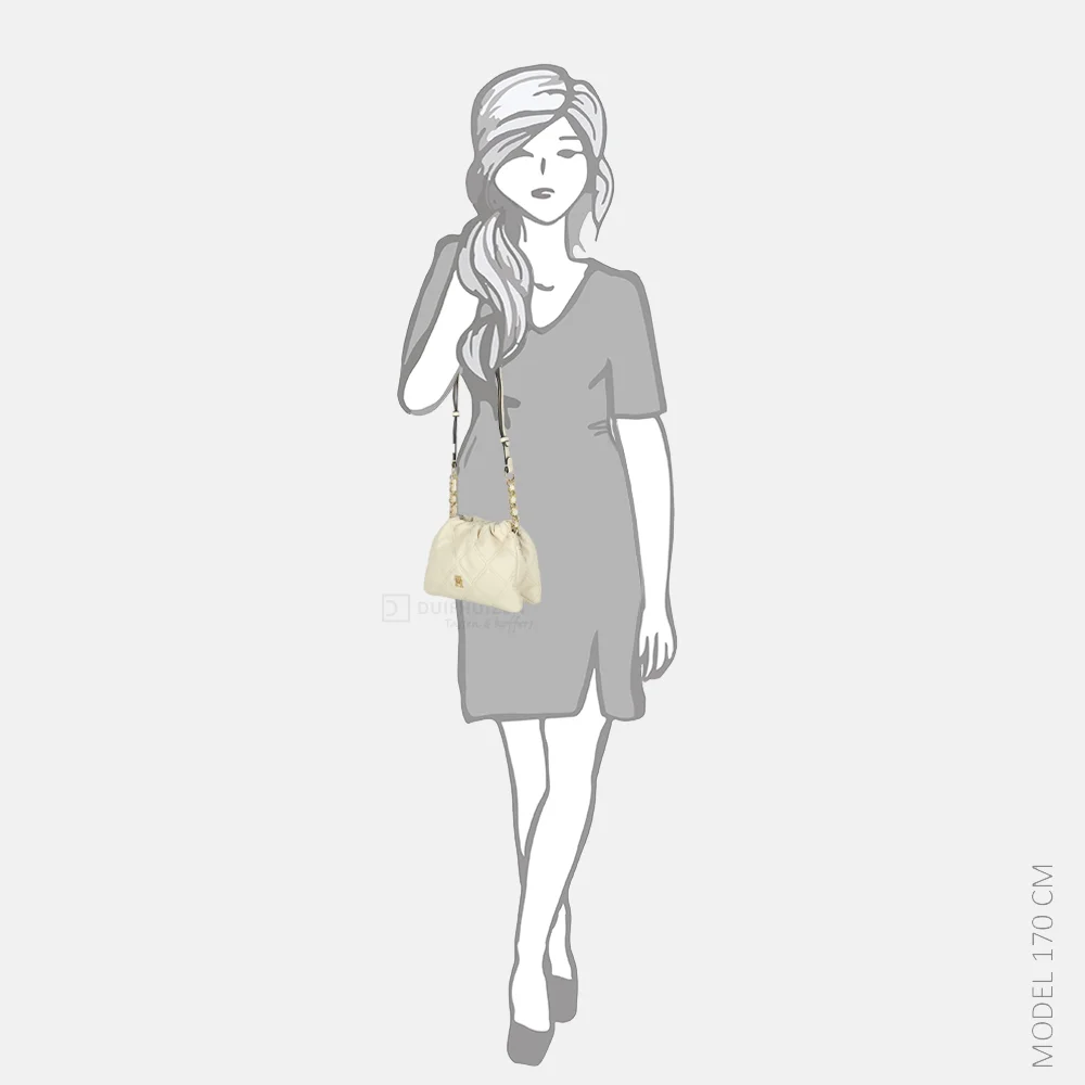 Tommy Hilfiger  Feminine mini crossbody tas soft cream bij Duifhuizen