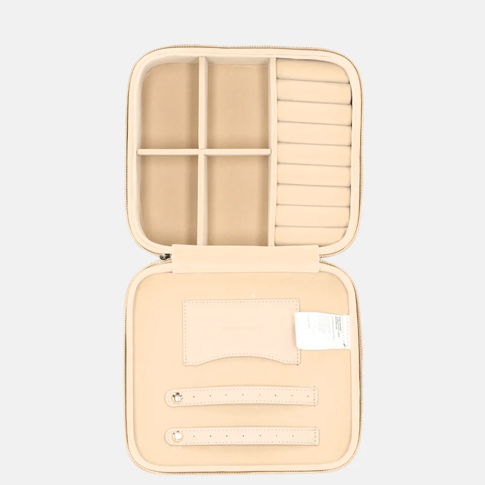 Valentino Bags Faby sieradendoos L beige bij Duifhuizen
