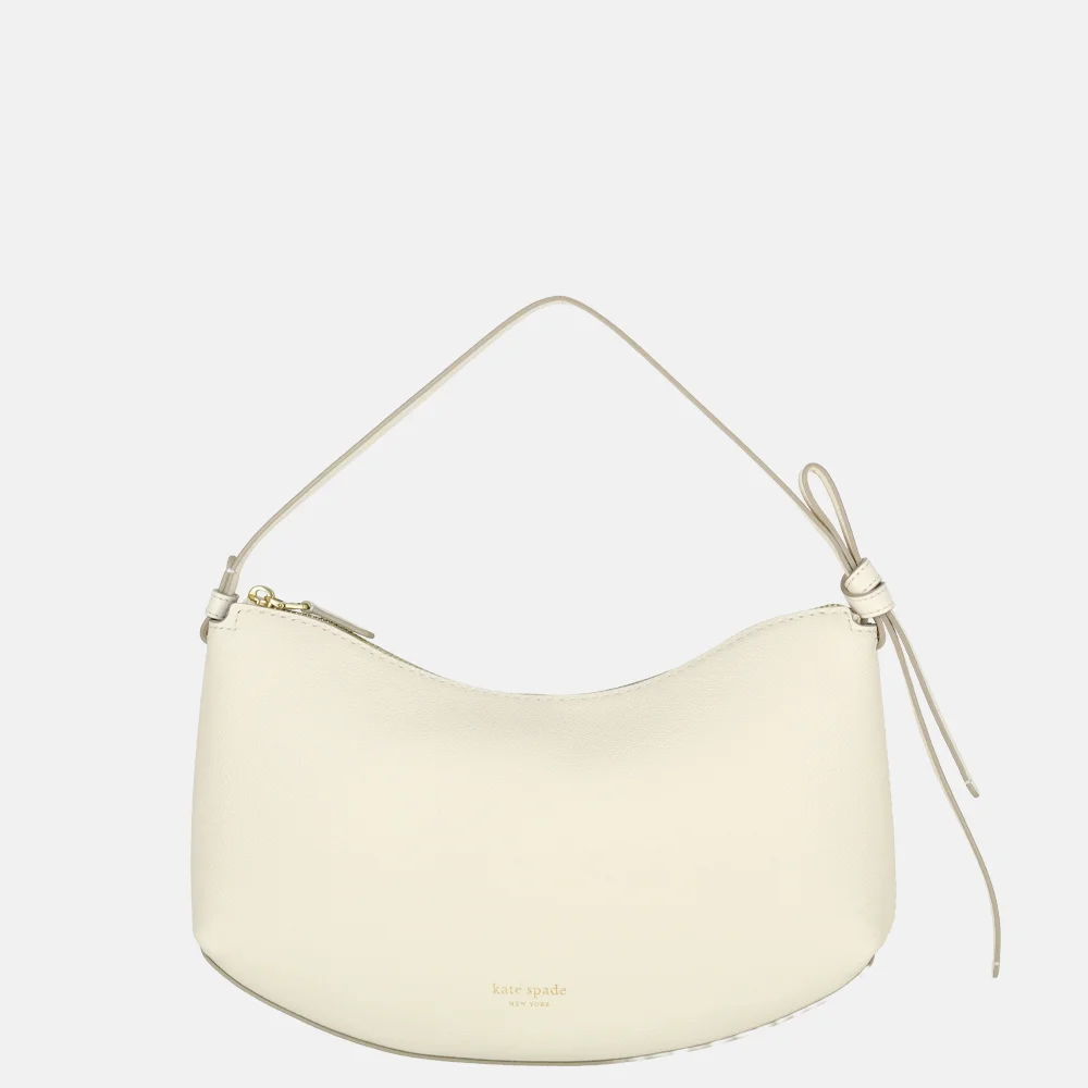 Kate Spade loop pebbled leather schoudertas cashew milk