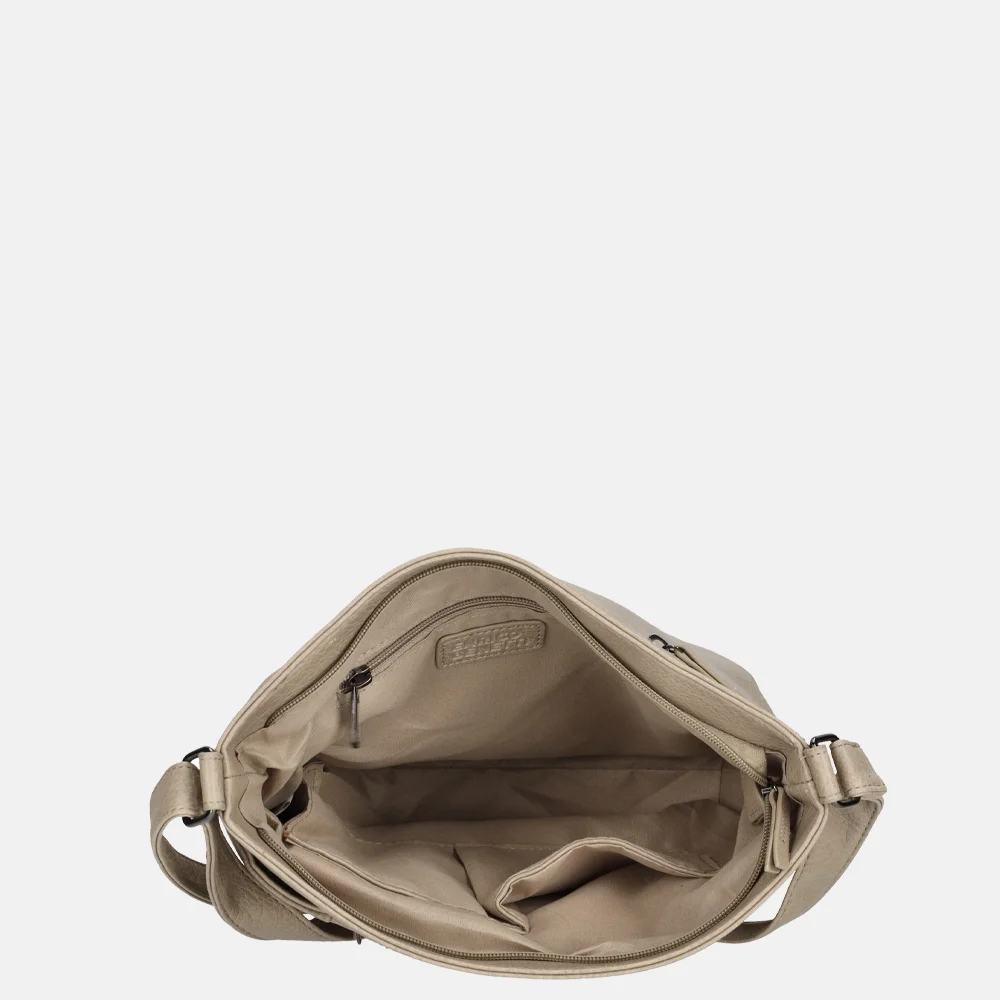 Enrico Benetti Emma schoudertas lichttaupe bij Duifhuizen