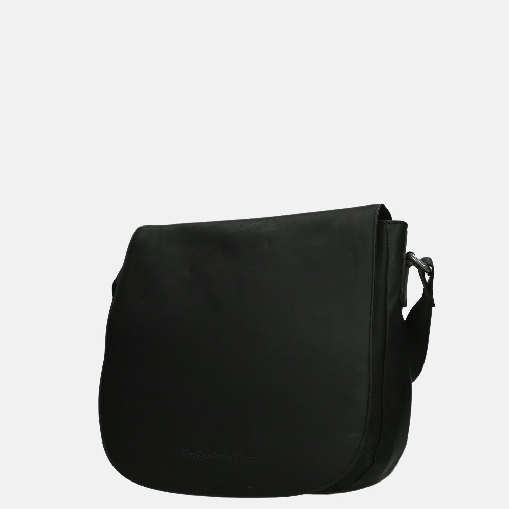 Chesterfield Yves schoudertas black bij Duifhuizen