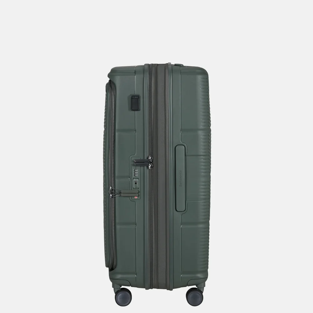 Samsonite Paralux HS Spinner reiskoffer expendable 75 cm olive bij Duifhuizen