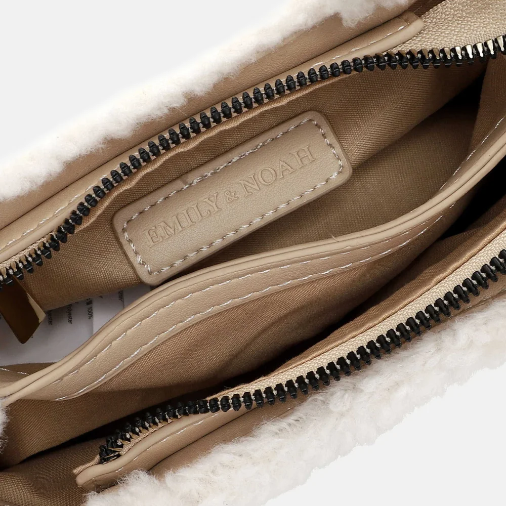 Emily & Noah Heidenrose handtas XS beige bij Duifhuizen