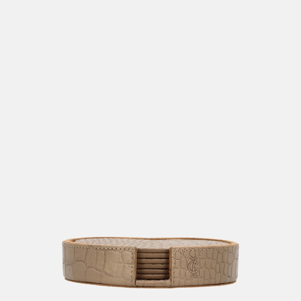 Chamada Chloe Kidney onderzetters croco koper